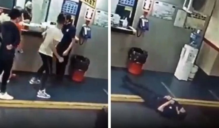 Le rayaron el auto y lo Desmayó de una trompada al empleado de un estacionamiento