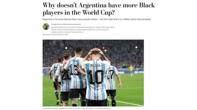 El Washington Post se pregunta por qué no hay más jugadores negros en la selección argentina