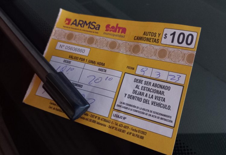 El estacionamiento medido pasará a costar $150